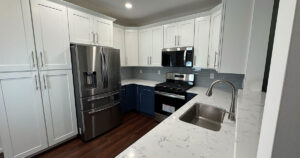 Philadelphia kitchen remodel in narrow kitchen